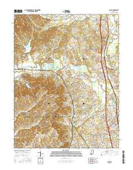 Speed Indiana Current topographic map, 1:24000 scale, 7.5 X 7.5 Minute, Year 2016