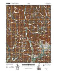 Spencer Indiana Historical topographic map, 1:24000 scale, 7.5 X 7.5 Minute, Year 2010
