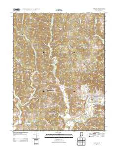 Spencer Indiana Historical topographic map, 1:24000 scale, 7.5 X 7.5 Minute, Year 2013