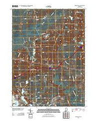 Springville Indiana Historical topographic map, 1:24000 scale, 7.5 X 7.5 Minute, Year 2010