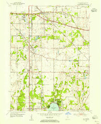 St. John Indiana Historical topographic map, 1:24000 scale, 7.5 X 7.5 Minute, Year 1953