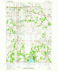 St. John Indiana Historical topographic map, 1:24000 scale, 7.5 X 7.5 Minute, Year 1962