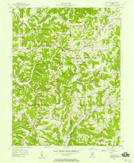 Stanford Indiana Historical topographic map, 1:24000 scale, 7.5 X 7.5 Minute, Year 1956