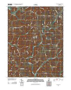 Stanford Indiana Historical topographic map, 1:24000 scale, 7.5 X 7.5 Minute, Year 2010