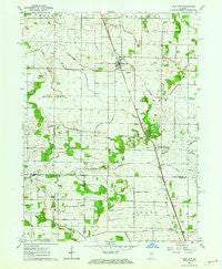 Star City Indiana Historical topographic map, 1:24000 scale, 7.5 X 7.5 Minute, Year 1962