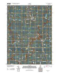 Star City Indiana Historical topographic map, 1:24000 scale, 7.5 X 7.5 Minute, Year 2010