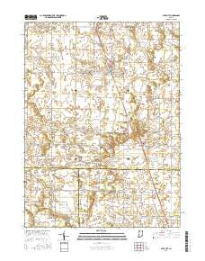 Star City Indiana Current topographic map, 1:24000 scale, 7.5 X 7.5 Minute, Year 2016