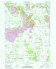 Staunton Indiana Historical topographic map, 1:24000 scale, 7.5 X 7.5 Minute, Year 1958