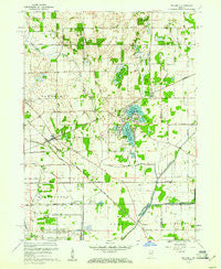 Stillwell Indiana Historical topographic map, 1:24000 scale, 7.5 X 7.5 Minute, Year 1958