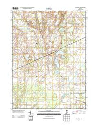 Stillwell Indiana Historical topographic map, 1:24000 scale, 7.5 X 7.5 Minute, Year 2013