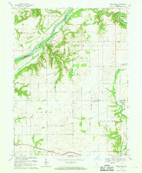 Stone Bluff Indiana Historical topographic map, 1:24000 scale, 7.5 X 7.5 Minute, Year 1967