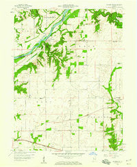 Stonebluff Indiana Historical topographic map, 1:24000 scale, 7.5 X 7.5 Minute, Year 1958