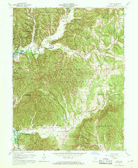 Story Indiana Historical topographic map, 1:24000 scale, 7.5 X 7.5 Minute, Year 1967