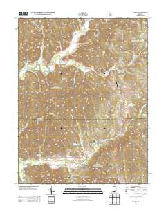 Story Indiana Historical topographic map, 1:24000 scale, 7.5 X 7.5 Minute, Year 2013