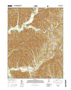 Story Indiana Current topographic map, 1:24000 scale, 7.5 X 7.5 Minute, Year 2016