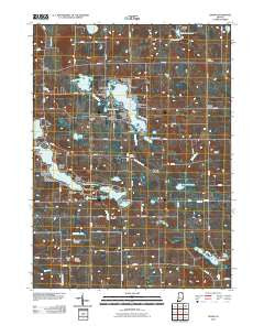 Stroh Indiana Historical topographic map, 1:24000 scale, 7.5 X 7.5 Minute, Year 2010