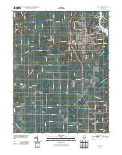 Sullivan Indiana Historical topographic map, 1:24000 scale, 7.5 X 7.5 Minute, Year 2010