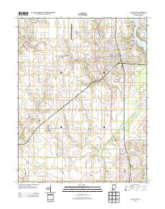 Sullivan Indiana Historical topographic map, 1:24000 scale, 7.5 X 7.5 Minute, Year 2013