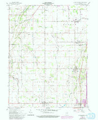 Sulpher Springs Indiana Historical topographic map, 1:24000 scale, 7.5 X 7.5 Minute, Year 1960
