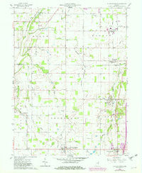 Sulphur Springs Indiana Historical topographic map, 1:24000 scale, 7.5 X 7.5 Minute, Year 1960