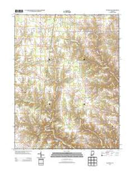 Sunman Indiana Historical topographic map, 1:24000 scale, 7.5 X 7.5 Minute, Year 2013