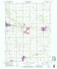 Sweetser Indiana Historical topographic map, 1:24000 scale, 7.5 X 7.5 Minute, Year 1992