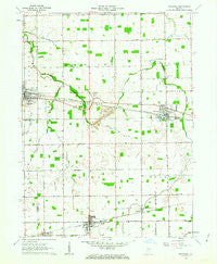 Sweetser Indiana Historical topographic map, 1:24000 scale, 7.5 X 7.5 Minute, Year 1962