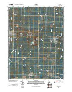 Sweetser Indiana Historical topographic map, 1:24000 scale, 7.5 X 7.5 Minute, Year 2010