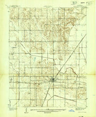 Switz City Indiana Historical topographic map, 1:24000 scale, 7.5 X 7.5 Minute, Year 1938