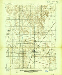 Switz City Indiana Historical topographic map, 1:24000 scale, 7.5 X 7.5 Minute, Year 1938