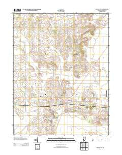 Switz City Indiana Historical topographic map, 1:24000 scale, 7.5 X 7.5 Minute, Year 2013