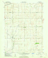 Tab Indiana Historical topographic map, 1:24000 scale, 7.5 X 7.5 Minute, Year 1961