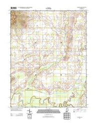 Tampico Indiana Historical topographic map, 1:24000 scale, 7.5 X 7.5 Minute, Year 2013