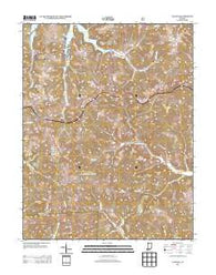 Taswell Indiana Historical topographic map, 1:24000 scale, 7.5 X 7.5 Minute, Year 2013
