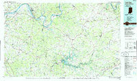 Tell City Indiana Historical topographic map, 1:100000 scale, 30 X 60 Minute, Year 1986