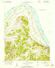 Tell City Indiana Historical topographic map, 1:24000 scale, 7.5 X 7.5 Minute, Year 1953