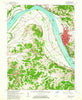 Tell City Indiana Historical topographic map, 1:24000 scale, 7.5 X 7.5 Minute, Year 1961