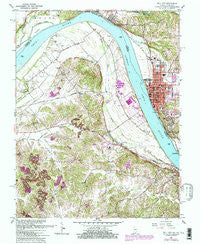 Tell City Indiana Historical topographic map, 1:24000 scale, 7.5 X 7.5 Minute, Year 1961