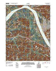 Tell City Indiana Historical topographic map, 1:24000 scale, 7.5 X 7.5 Minute, Year 2010