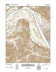 Tell City Indiana Historical topographic map, 1:24000 scale, 7.5 X 7.5 Minute, Year 2013