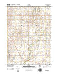 Templeton Indiana Historical topographic map, 1:24000 scale, 7.5 X 7.5 Minute, Year 2013