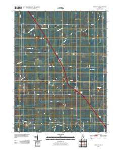 Templeton NE Indiana Historical topographic map, 1:24000 scale, 7.5 X 7.5 Minute, Year 2010