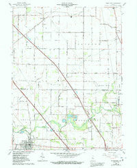 Thorntown Indiana Historical topographic map, 1:24000 scale, 7.5 X 7.5 Minute, Year 1962