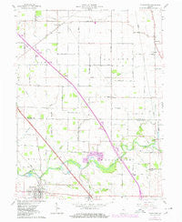 Thorntown Indiana Historical topographic map, 1:24000 scale, 7.5 X 7.5 Minute, Year 1962
