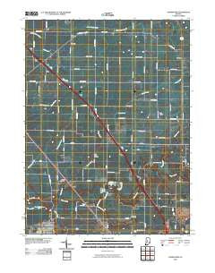 Thorntown Indiana Historical topographic map, 1:24000 scale, 7.5 X 7.5 Minute, Year 2010