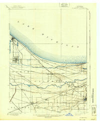 Tolleston Indiana Historical topographic map, 1:62500 scale, 15 X 15 Minute, Year 1900