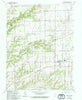 Trafalgar Indiana Historical topographic map, 1:24000 scale, 7.5 X 7.5 Minute, Year 1965