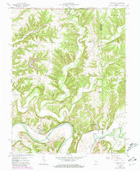 Tunnelton Indiana Historical topographic map, 1:24000 scale, 7.5 X 7.5 Minute, Year 1958