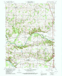 Twelve Mile Indiana Historical topographic map, 1:24000 scale, 7.5 X 7.5 Minute, Year 1963