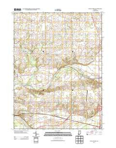 Twelve Mile Indiana Historical topographic map, 1:24000 scale, 7.5 X 7.5 Minute, Year 2013